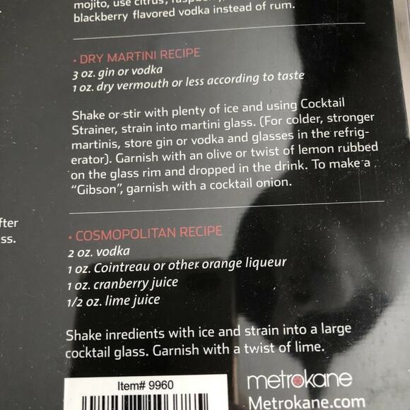 Rabbit Brand Barware 3-Piece Polished Chrome Set - Picture 9 of 12